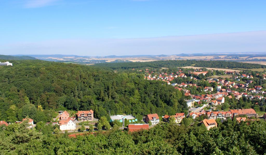 Pension Kurhausblick Bad Suderode Exterior foto